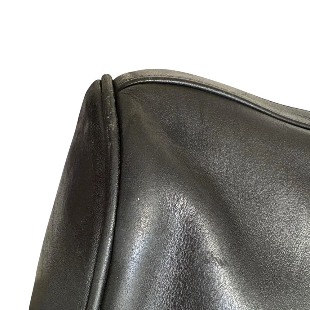 Coach 4115 vintage black leather Whitney bag